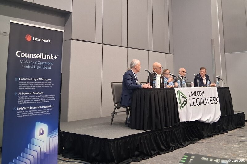 Gunster's Amy Sellars sitting among panelists at Legalweek