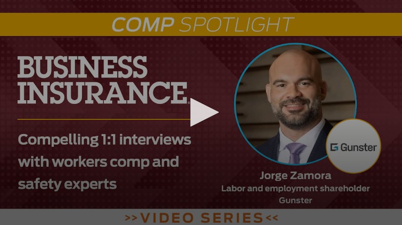 Thumbnail of Business Insurance Interview of Jorge Zamora