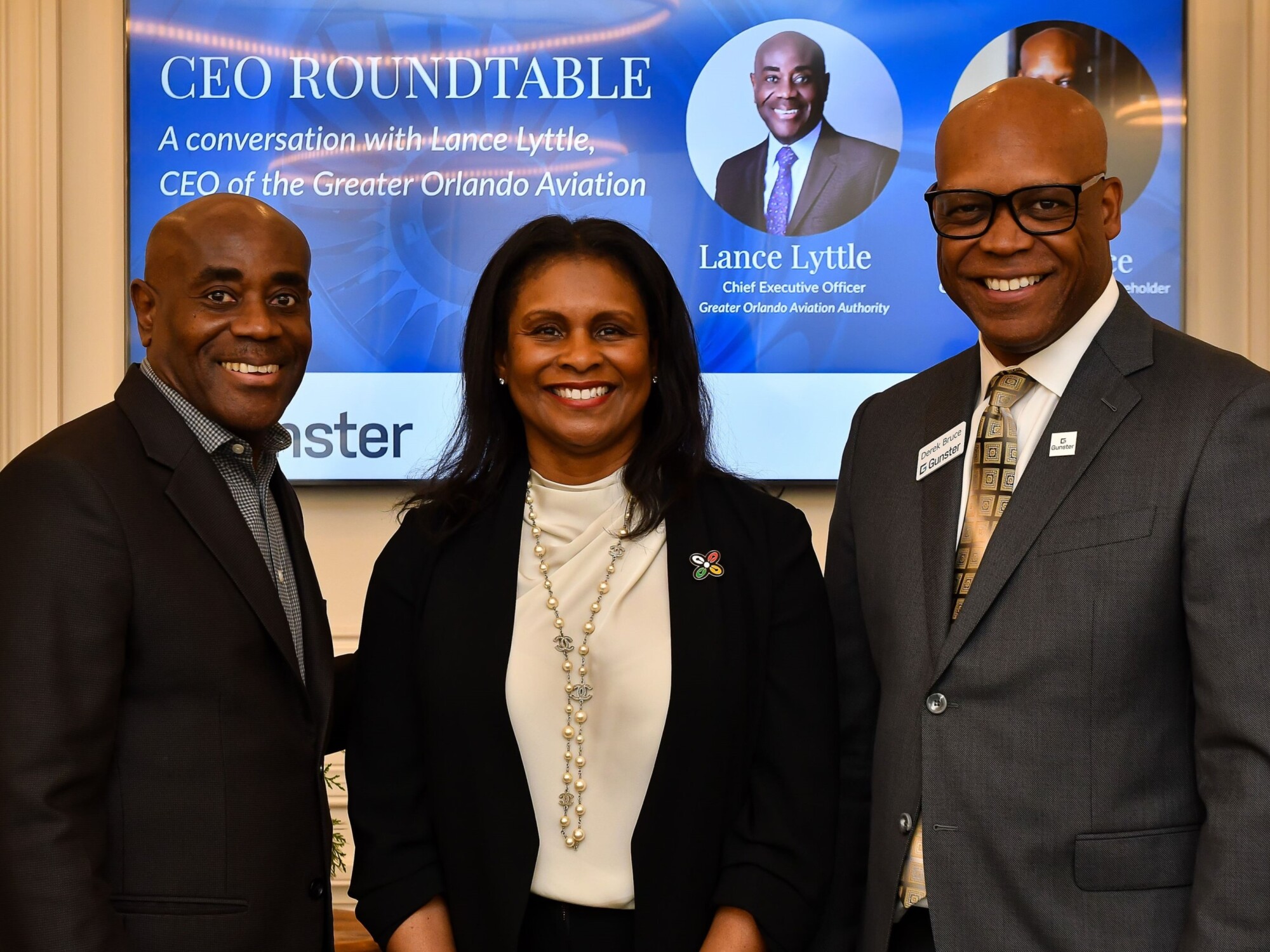 CEO Roundtable Event; Lance Lyttle, Tanisha Nunn Gary & Derek Bruce