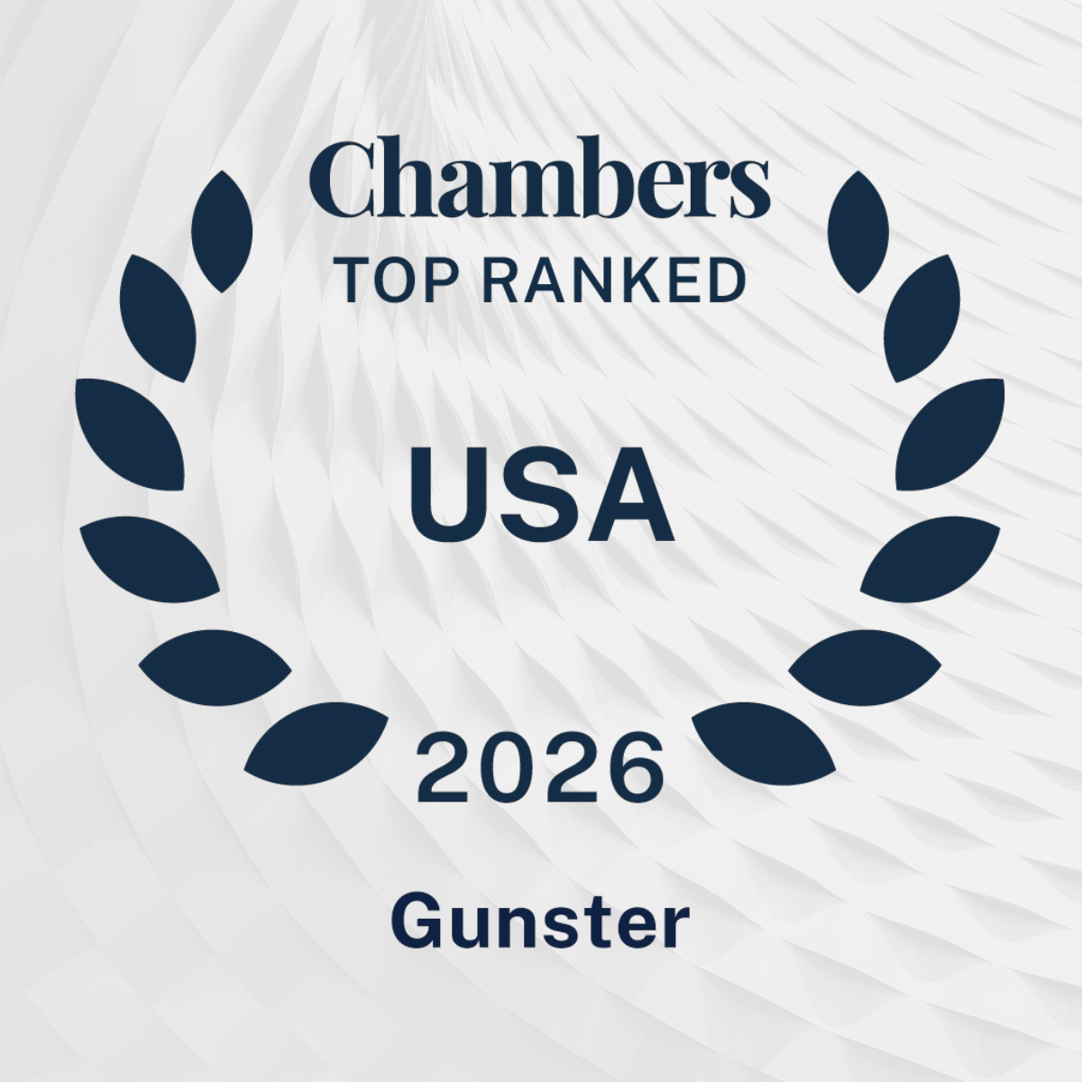 Chambers 2026 Logo Gunster