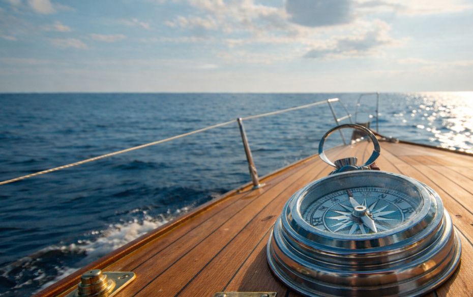 Compass on Boat